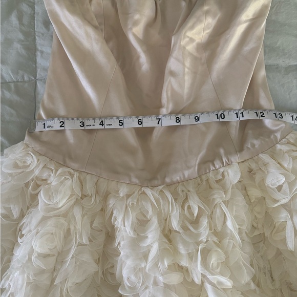 NWT Reformation Strapless Cream Dress - Picture 8 of 13